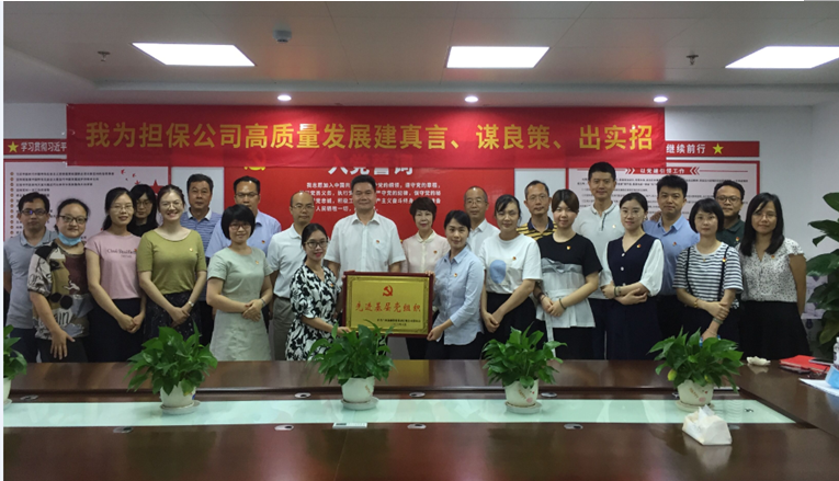 “不忘初心、牢記使命，我為擔(dān)保公司高質(zhì)量發(fā)展”出謀劃策                                                                                     ——擔(dān)保公司舉辦主題黨日活動