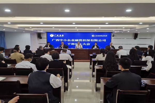 集團(tuán)領(lǐng)導(dǎo)出席中小擔(dān)保干部員工大會